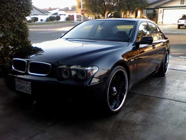 Bmw 745i with 22 inch rims